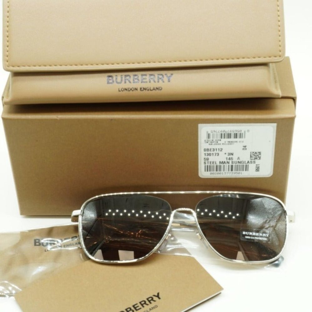 BRAND NEW BURBERRY BE3112 130173 SUNGLASSES - Picture 11 of 12